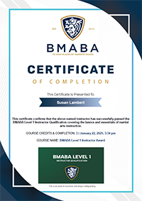 BMABA Level 1 Instructor