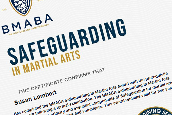 BMABA Safeguarding Certificate Download